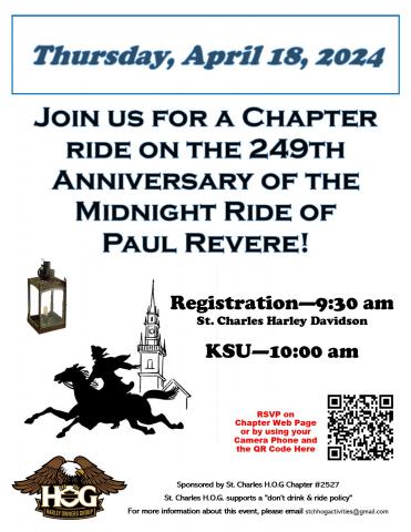 Paul Revere Ride | St. Charles Missouri Chapter #2527 | St. Charles ...